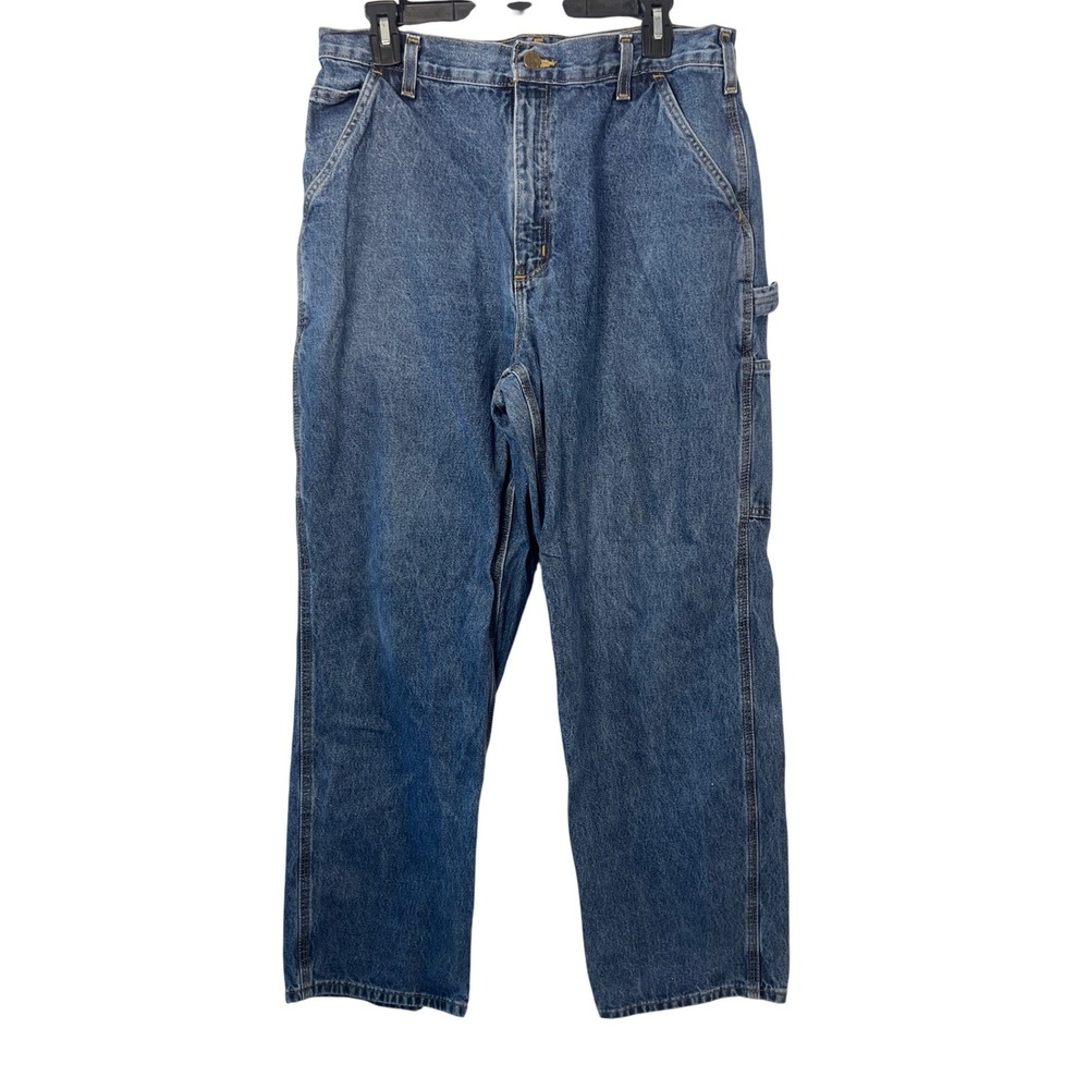 Carhartt B13 DPS Mens Denim Carpenter Jeans 35 x 30 Dungaree Fit Streetwear‎ 90s